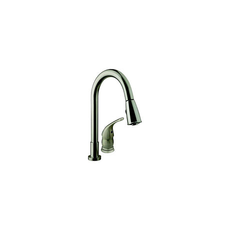 Dura Faucet DFNMK503SN Pull Down Kitchen Faucet, Satin Nickel