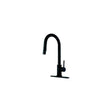 Dura Faucet DFNMK540MB Streamline Pull-Down Touch On/Off Kitchen Faucet, Matte Black
