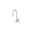 Dura Faucet DFNMK540SN Streamline Pull-Down Touch On/Off Kitchen Faucet, Satin Nickel