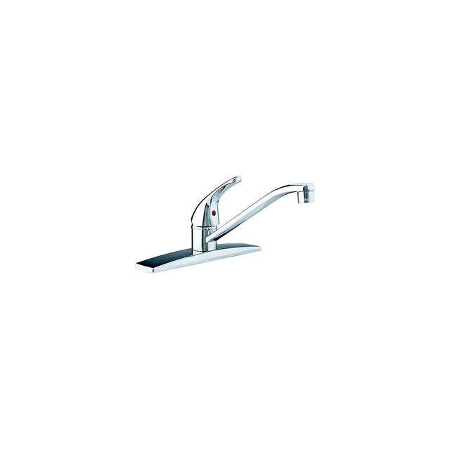 Dura Faucet DFNMK600CP Single Lever Kitchen Faucet, Chrome