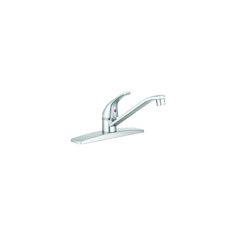 Dura Faucet DFNMK600SN Single Lever Kitchen Faucet, Satin Nickel