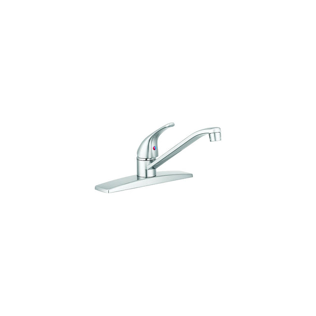 Dura Faucet DFNMK600SN Single Lever Kitchen Faucet, Satin Nickel