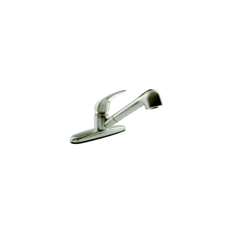 Dura Faucet DFPK100SN Non-Metallic Pull-Out Kitchen Faucet, Satin Nickel