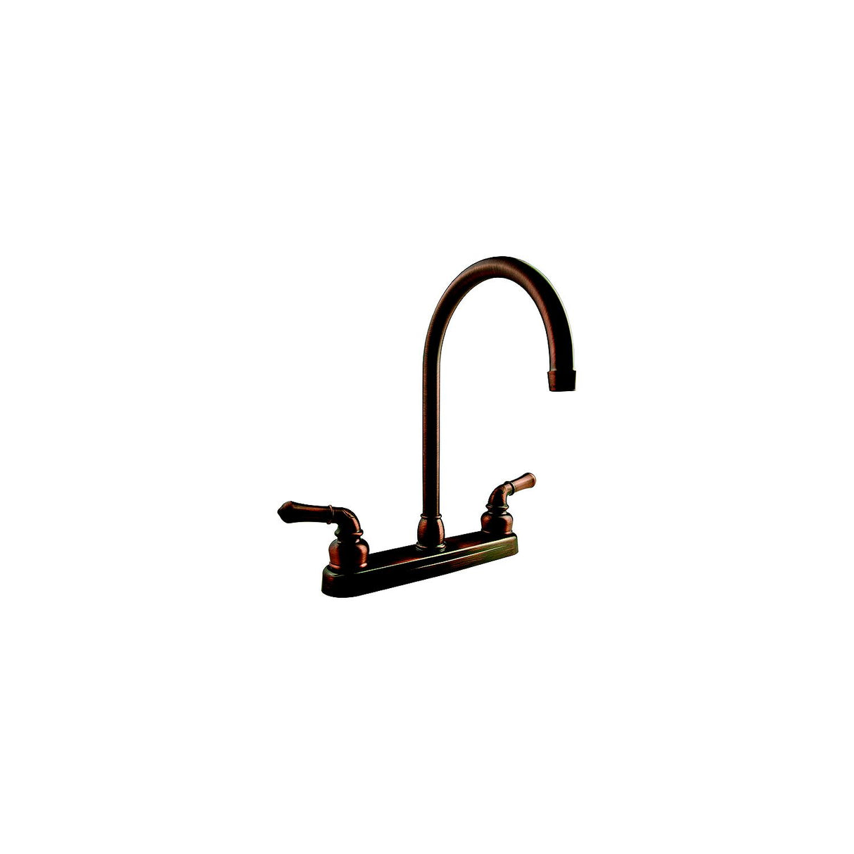 Dura Faucet DFPK330HCORB J-Spout Kitchen Faucet, Oil Rub Bronze