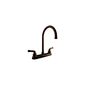 Dura Faucet DFPK330HCORB J-Spout Kitchen Faucet, Oil Rub Bronze