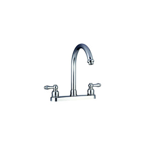 Dura Faucet DFPK340LSN Non-Metallic Hi-Rise Kitchen Faucet, Satin Nickel