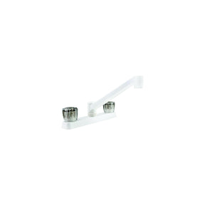 Dura Faucet DFPK600SWT Two-Handle Non-Metallic Kitchen Faucet, White