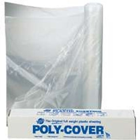 Warp's 1.5X84-C Poly Film, 200 ft L, 8.3 ft W, 1-1/2 mil Thick, Polyethylene Backing, Clear