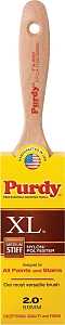 Purdy 380320 Trim Brush, Natural Hardwood Handle, 2 in W, Nylon/Polyester Bristle, Beaver Tail Handle