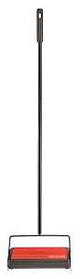 Bissell Refresh 2483 Carpet and Floor Manual Sweeper, 9-1/2 in W Cleaning Path, Orange