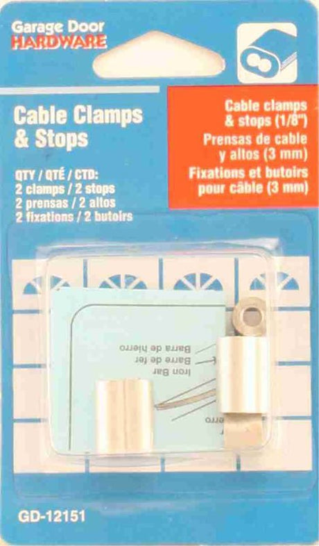 Prime-Line GD 12151 Cable Ferrule and Stop, 1/8 in Dia Dimensions, Aluminum