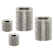 Prime-Line GD 12151 Cable Ferrule and Stop, 1/8 in Dia Dimensions, Aluminum