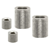 Prime-Line GD 12151 Cable Ferrule and Stop, 1/8 in Dia Dimensions, Aluminum