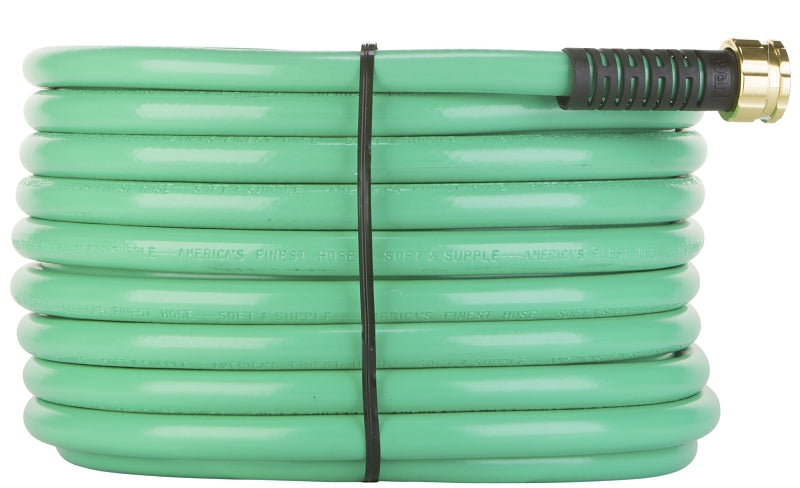 Swan SNSS58100 Garden Hose, 100 ft L, Rubber/Vinyl, Green