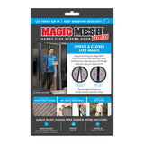 Magic Mesh As Seen On TV 83 in. H X 39 in. W Black Mesh Hands-Free Magnetic Screen Door