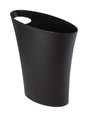 Umbra Skinny 2 gal Black Plastic Modern Wastebasket, Pack of 6