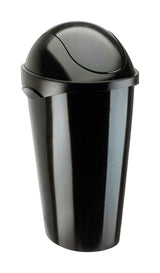 Umbra 13 gal Black Plastic Swing-Top Trash Can, Pack of 3