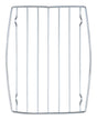 Harold Import Chrome Roasting Rack Silver