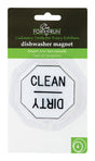 Fox Run White/Black Plastic Dishwasher Magnet, Pack of 12