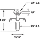 Prime-Line N 6611 Roller Guide, Steel