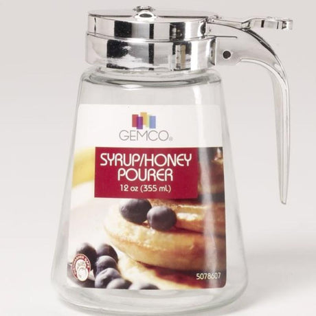 Lifetime Clear Glass Syrup pourer Syrup Dispenser 1 pk, Pack of 6