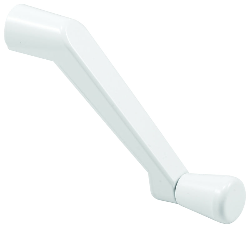 AmesburyTruth TH 22007 Crank Handle, White, Zinc, Enamel-Coated