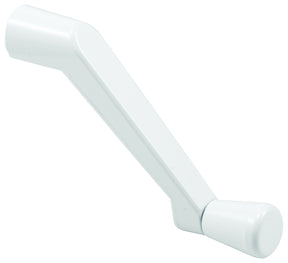 AmesburyTruth TH 22007 Crank Handle, White, Zinc, Enamel-Coated