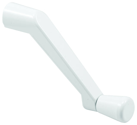 AmesburyTruth TH 22007 Crank Handle, White, Zinc, Enamel-Coated