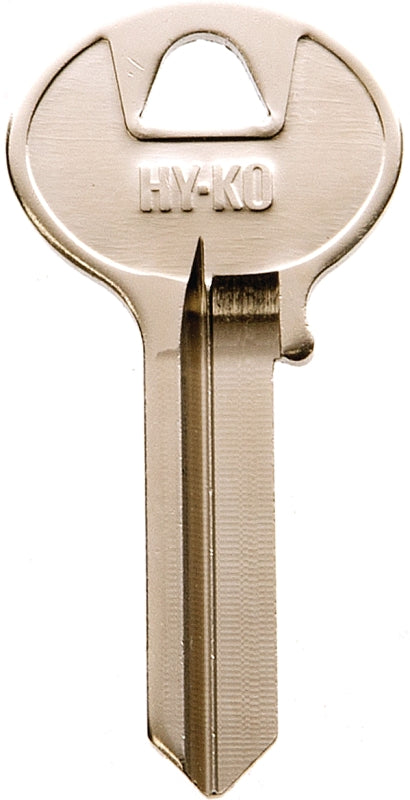 Hy-Ko 11010CO105 Key Blank, Brass, Nickel, For: Corbin Russwin Cabinet, House Locks and Padlocks, CO105 Key Number, Pack of 10