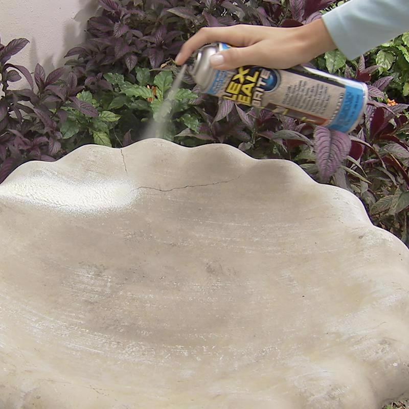 Flex Seal Family of Products Flex Seal Off White Brite Rubber Spray Sealant 14 oz, Pack of 6