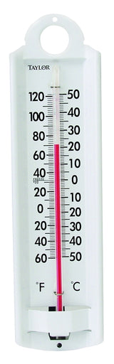 Taylor 5135 Thermometer, Analog, -60 to 120 deg F, Aluminum Casing
