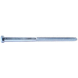 Midwest Fastener 01325 Lag Screw, 3/8 in Thread, 8 in OAL, Zinc