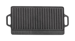 Bene Casa 15 in. L X 9-1/2 in. W Cast Iron Reversible Griddle