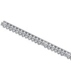 Siemens EC3GB302 Ground Bar Kit, 15-3/4 in L, 30-Terminal, 14 to 4 AWG Wire, Aluminum/Copper