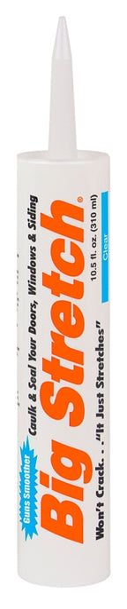 Sashco 10006 Caulk, Clear,-30 to 250 deg F, 10.5 oz, Cartridge, Pack of 12