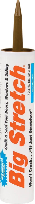 Sashco 10018 Caulk, Woodtone, -30 to 250 deg F, 10.5 oz Cartridge, Pack of 12