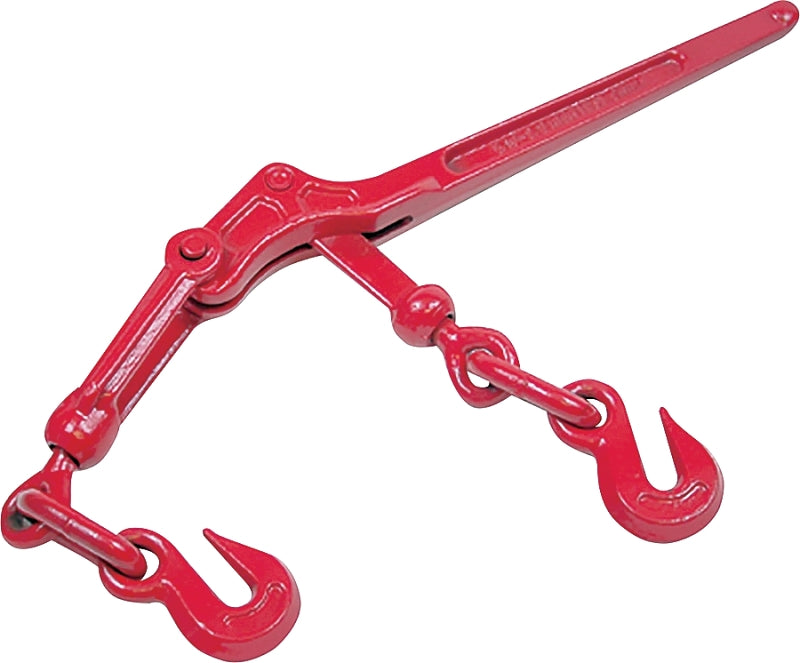 Ancra 45943-11 Load Binder, 3/8 to 1/2 in Chain/Rope, 9200 lb Working Load, Steel, Red