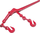 Ancra 45943-11 Load Binder, 3/8 to 1/2 in Chain/Rope, 9200 lb Working Load, Steel, Red