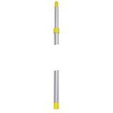 Mr. LongArm Twist-Lok 9236 Extension Pole, 1 in Dia, 3.3 to 6.1 ft L, Aluminum, Aluminum Handle, Round Handle