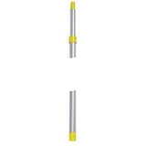 Mr. LongArm Twist-Lok 9236 Extension Pole, 1 in Dia, 3.3 to 6.1 ft L, Aluminum, Aluminum Handle, Round Handle