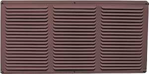 Master Flow EAC16X4BR Undereave Vent, 24 sq-ft Net Free Ventilating Area, Aluminum, Brown, Pack of 36