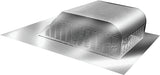 Master Flow SSB960A Roof Louver, 18 in L, 20-1/2 in W, Aluminum, Mill, Pack of 8