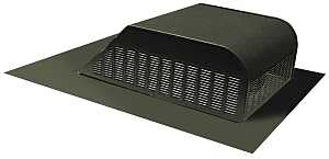 Master Flow SSB960AWW Roof Louver, 18 in L, 20-1/2 in W, Aluminum, Weathered Wood, Pack of 8