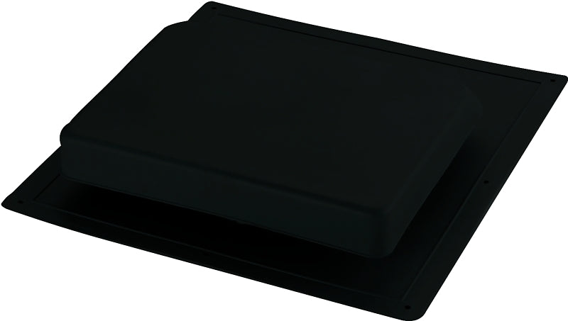 Master Flow IR61BL Roof Louver, 4-1/4 in L, 17-1/2 in W, Resin, Black, Pack of 10