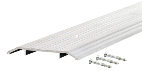 M-D 11619 Threshold, 36 in L, 6 in W, Flat Profile, Aluminum, Silver, Yes