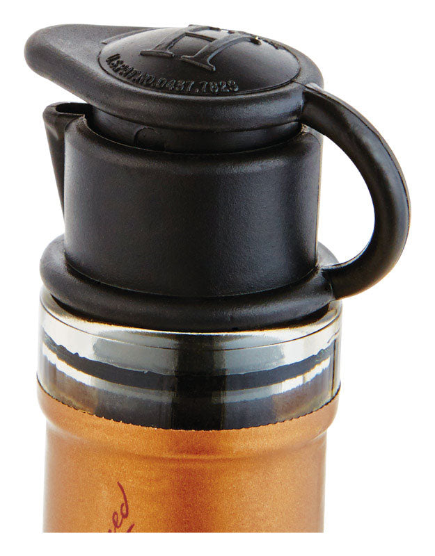 Haley's Corker Black Plastic 5-in-1 Corker/Pourer, Pack of 36