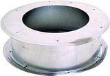 AmeriVent 6EWT Series Wall Thimble, 6-9/16 in ID x 3-1/4 in L Dimensions, 0.018 ga, Galvanized Steel