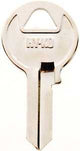 Hy-Ko 21250M1 Key Blank, Brass, Nickel, For: Master Cabinet, M1 Key Number, House Locks and Padlocks, Pack of 250