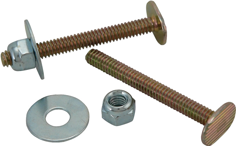 Plumb Pak PP23516 Bolt Set, 1/4 x 2-1/4 in Dimensions, Brass