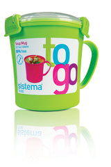 Sistema 22.1 oz Assorted Soup Mug 1 pk, Pack of 6